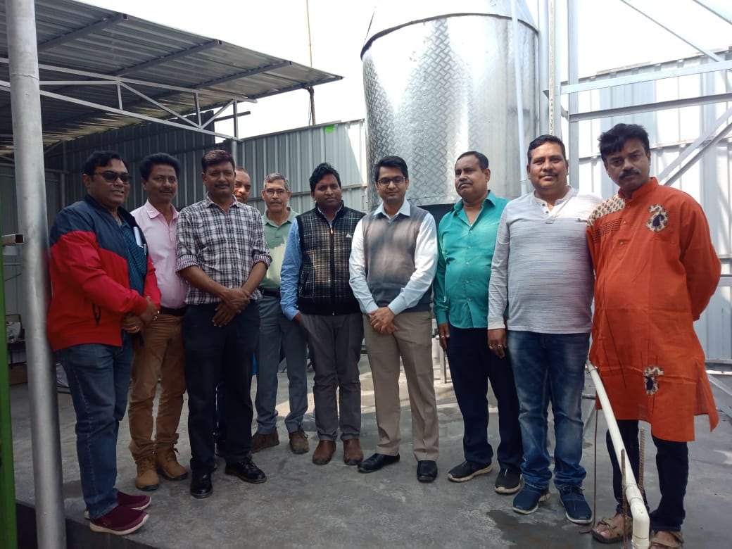 Greenovo team at project site