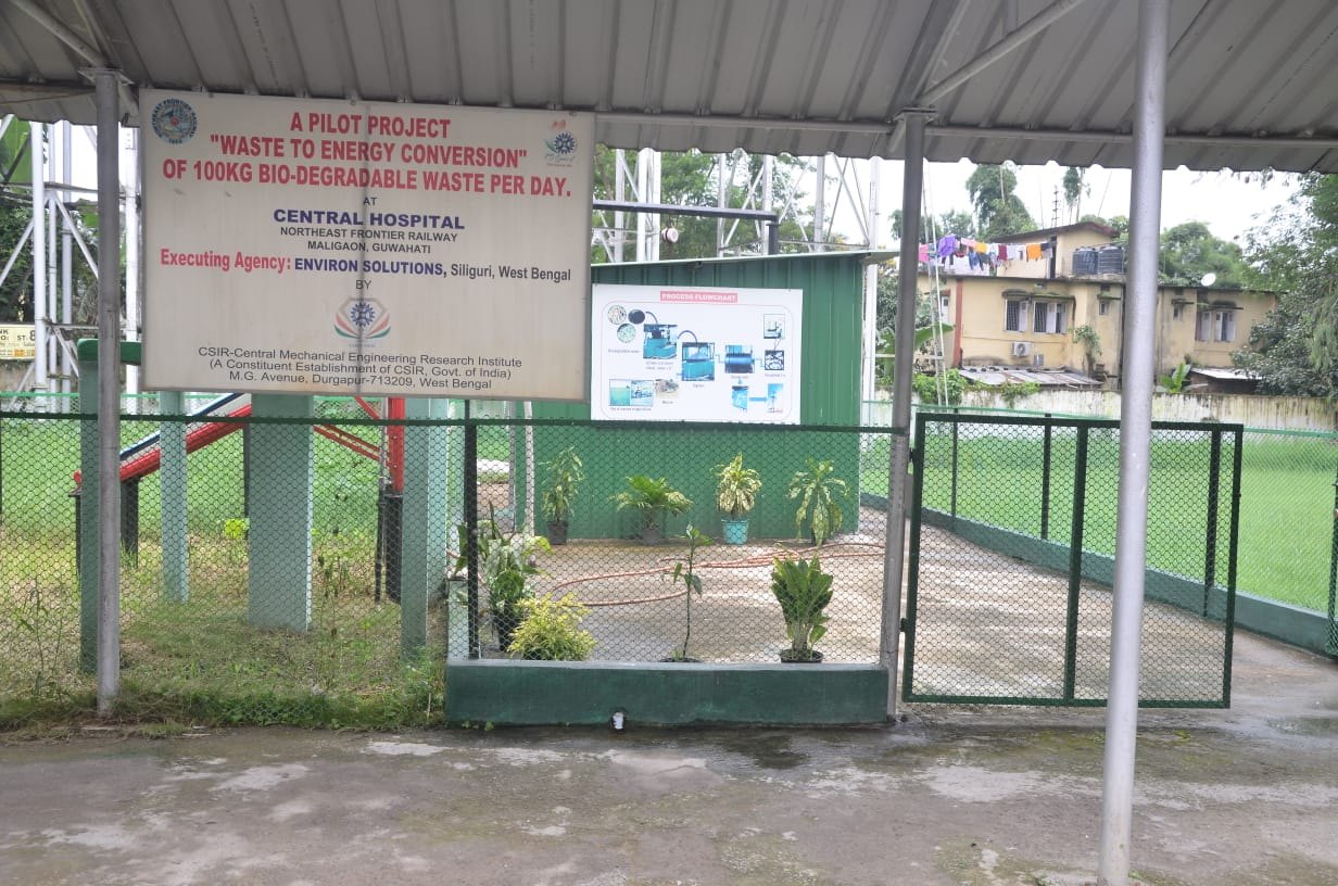 Railway solid waste treatment project